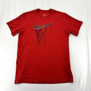 Nike Dri-Fit Cotton Swoosh Basketball T-Shirt SIZE MEDIUM